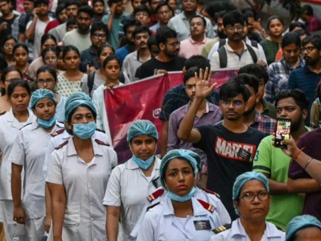 the discovery of a 31 year old doctor s bloodied and brutalised body at a state run hospital in kolkata has sparked nationwide protests photo afp the discovery of a 31 year old doctor s bloodied and brutalised body at a state run hospital in kolkata has sparked nationwide protests photo afp